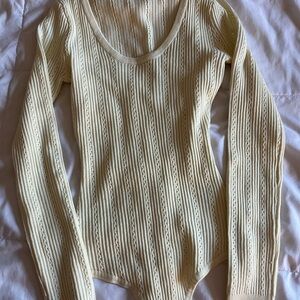 Cream bodysuit